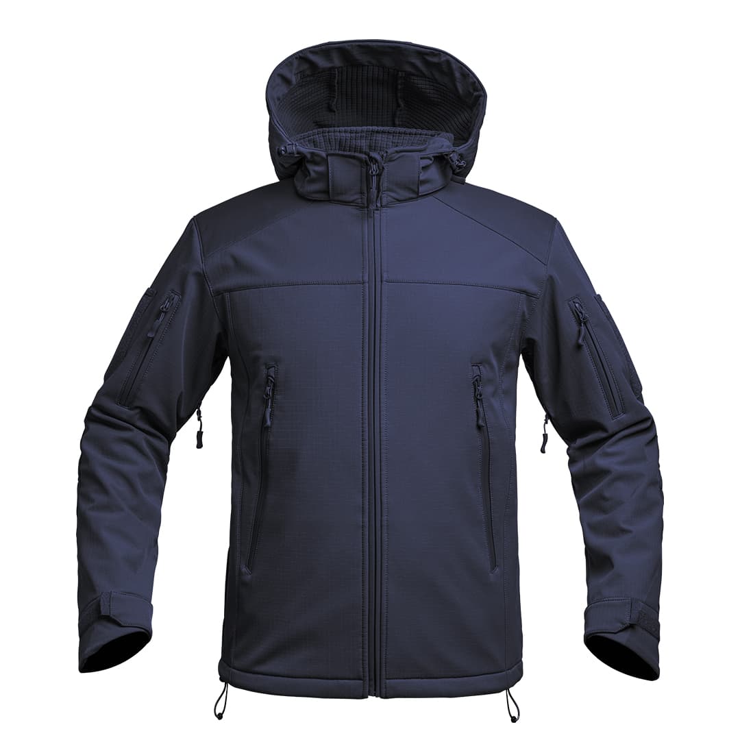 Veste Softshell V2 FIGHTER bleu marine