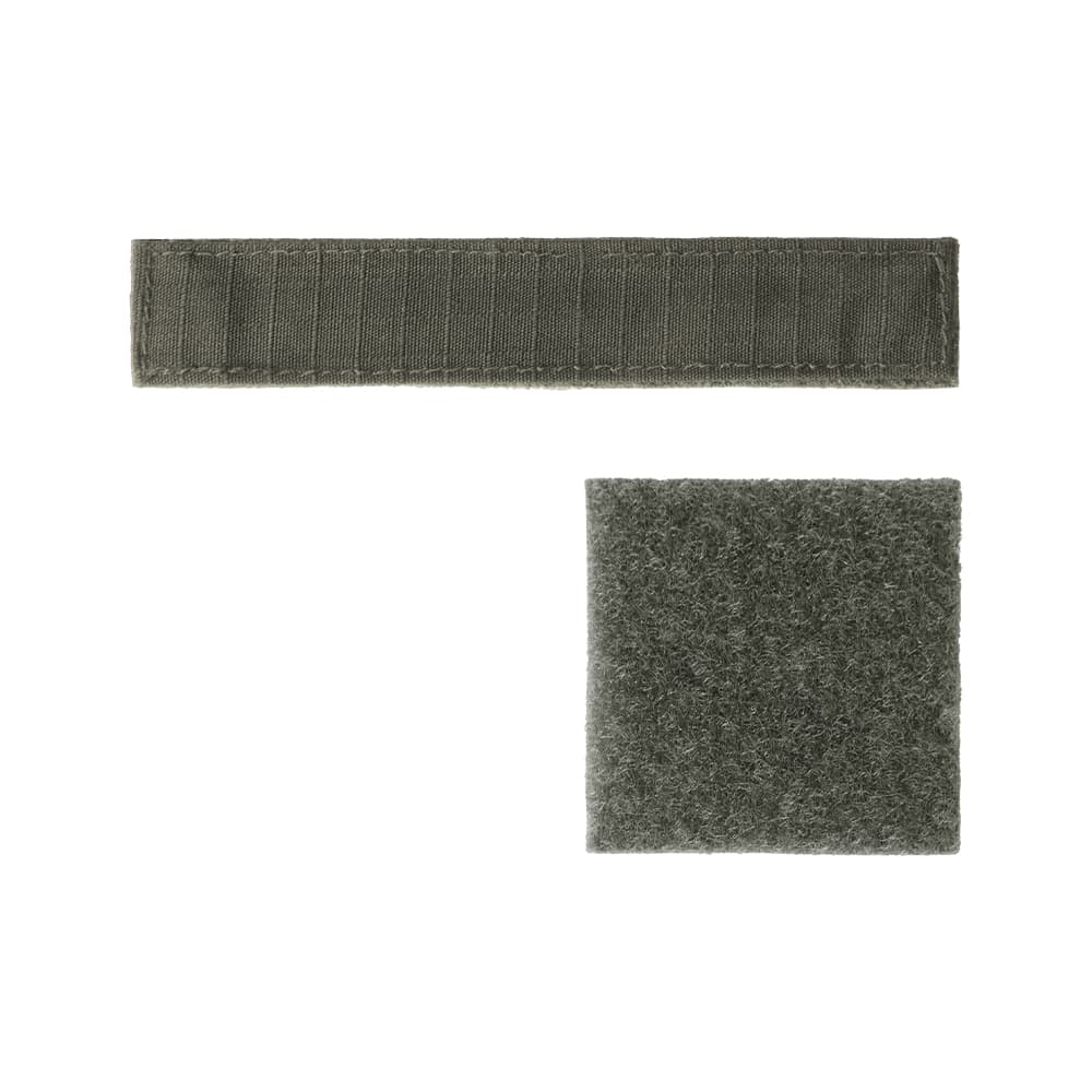 Lot de velcros bande patronymique + grade FIGHTER vert olive