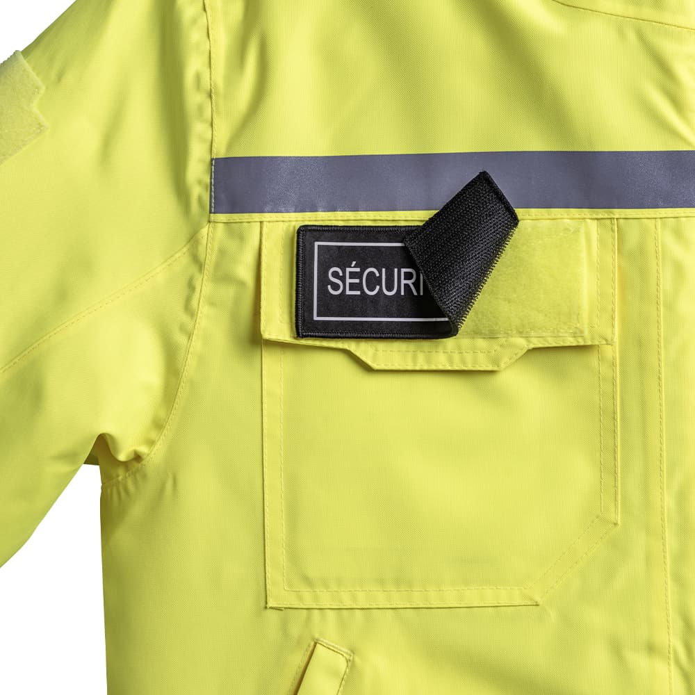 Parka Hardshell SÉCU-ONE WF 150 HV-TAPE Sécurité Privée jaune