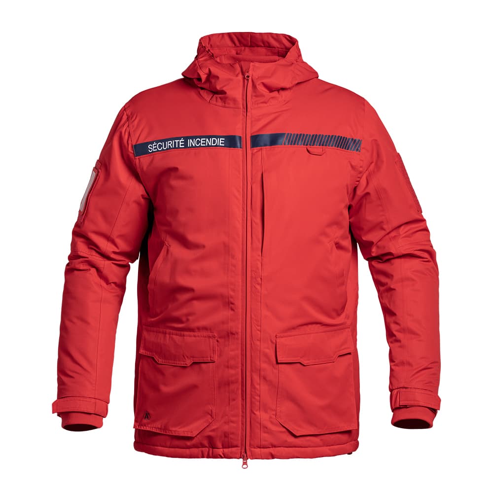 Parka Hardshell SÉCU-ONE WF 150 Sécurité Privée rouge