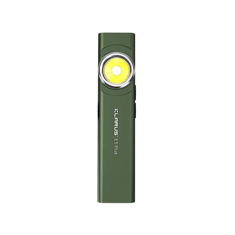 Lampe rechargeable à double source de lumière E5 PLUS - 650 lumens - vert olive