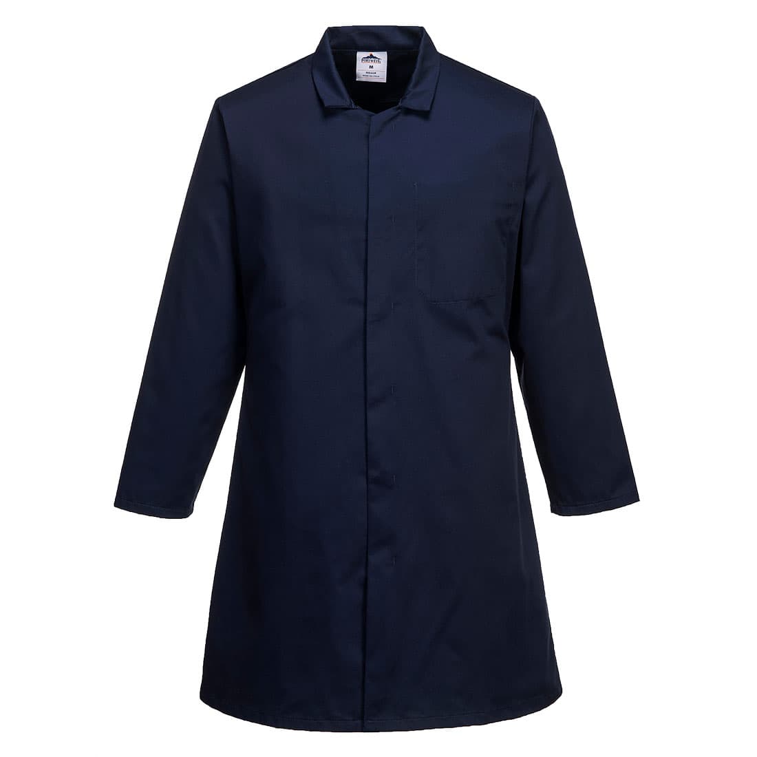 Blouse homme agroalimentaire, 1 poche Marine