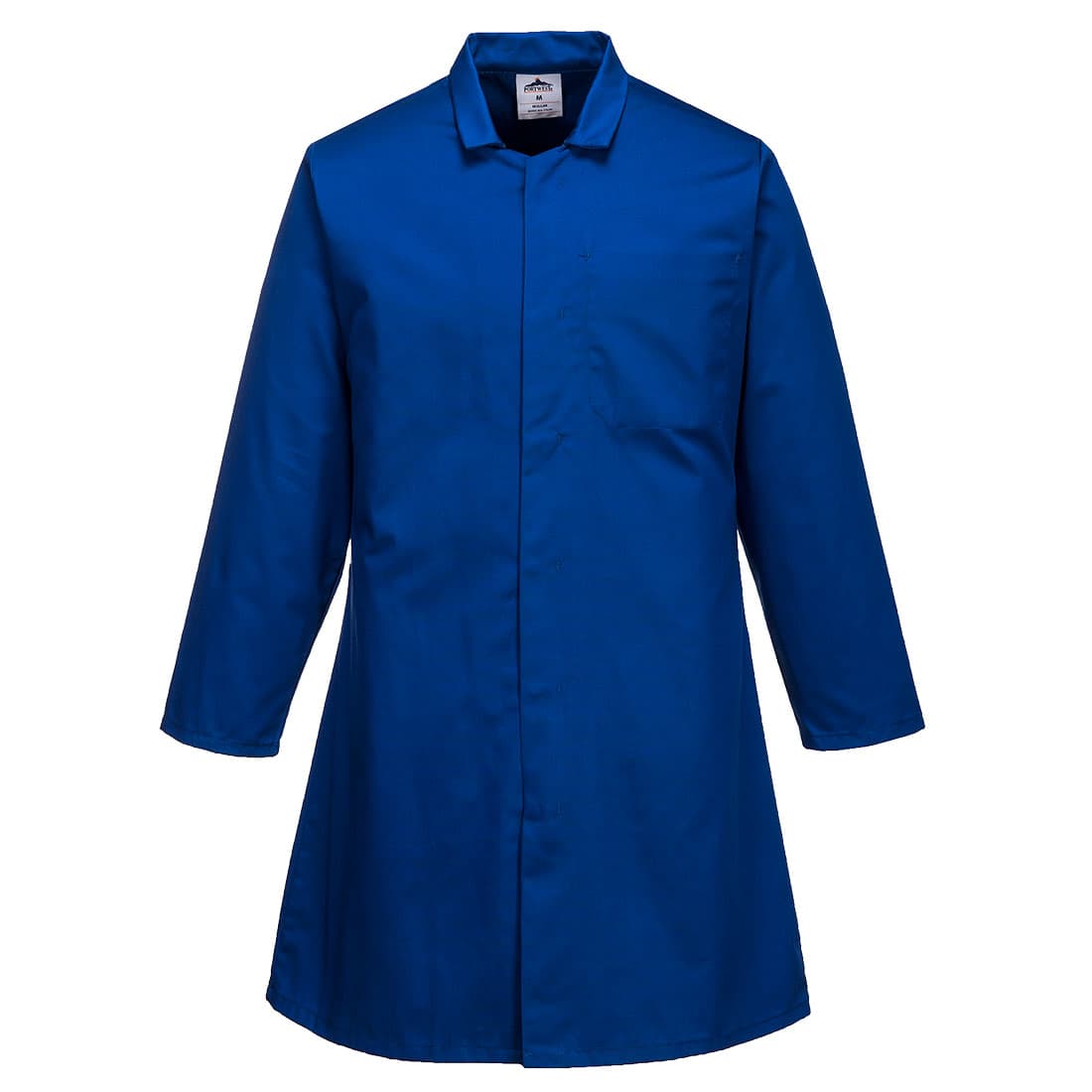 Blouse homme agroalimentaire, 1 poche Bleu Royal