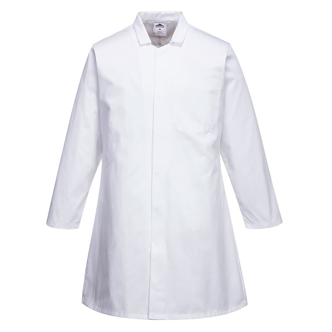 Blouse homme agroalimentaire, 1 poche Blanc