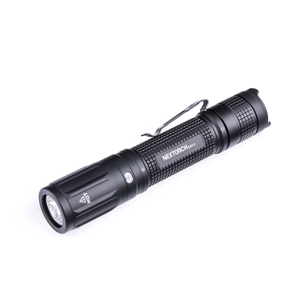 Lampe tactique rechargeable E51D - éclairage blanc - 2100 lumens