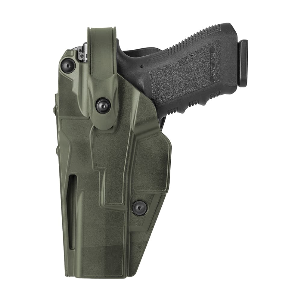 Holster gaucher Ace DAA804 vert olive pour GLOCK 17/18...