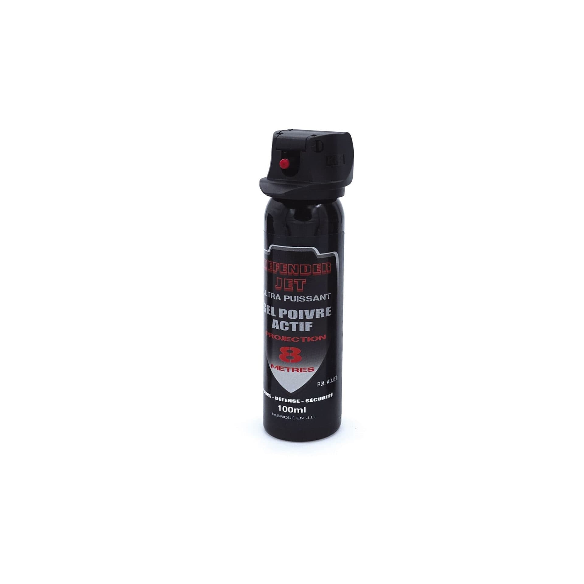 Aérosol de défense gel poivre à jet 50, 100 et 400 ml