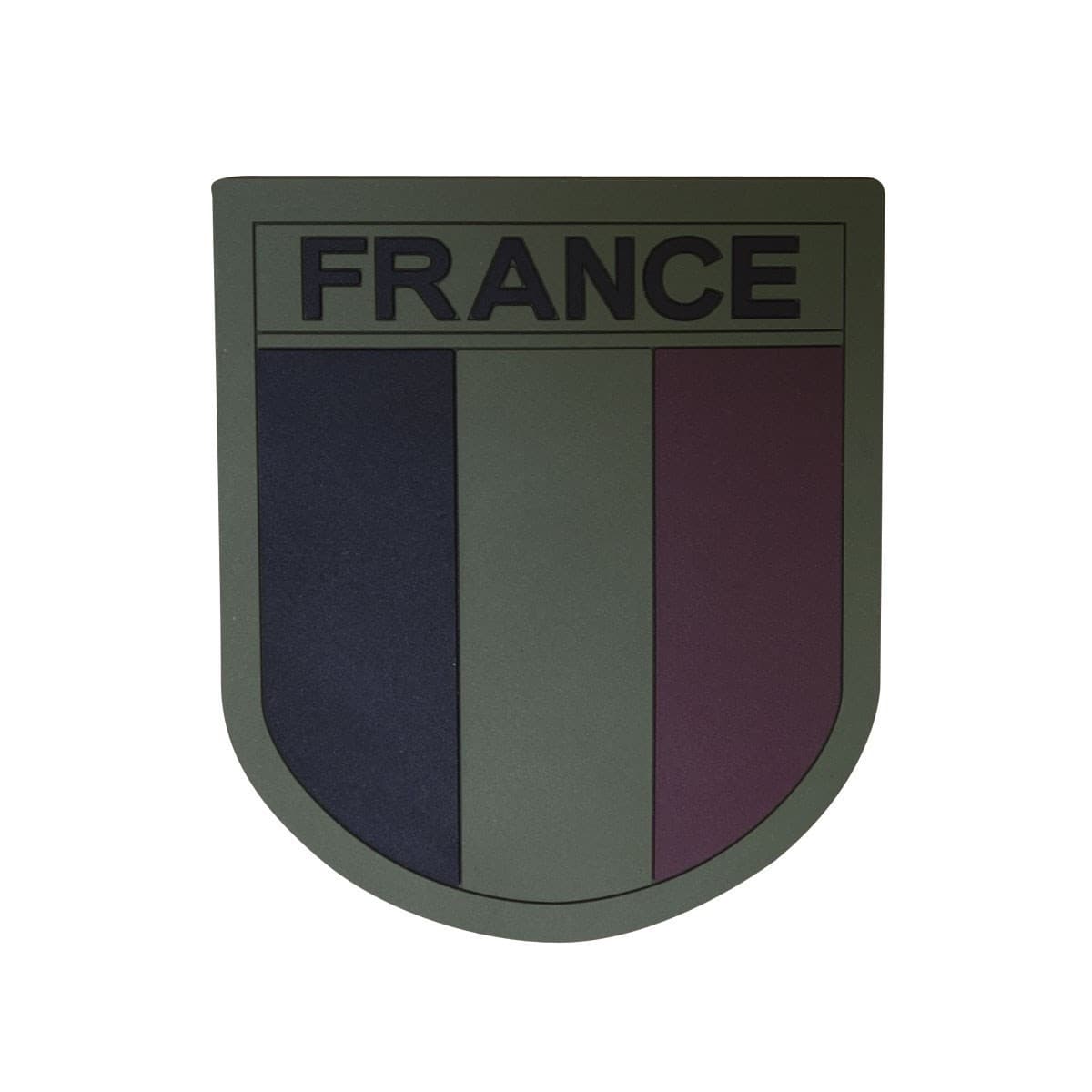 Ecusson France silicone basse visibilité dos agrippant
