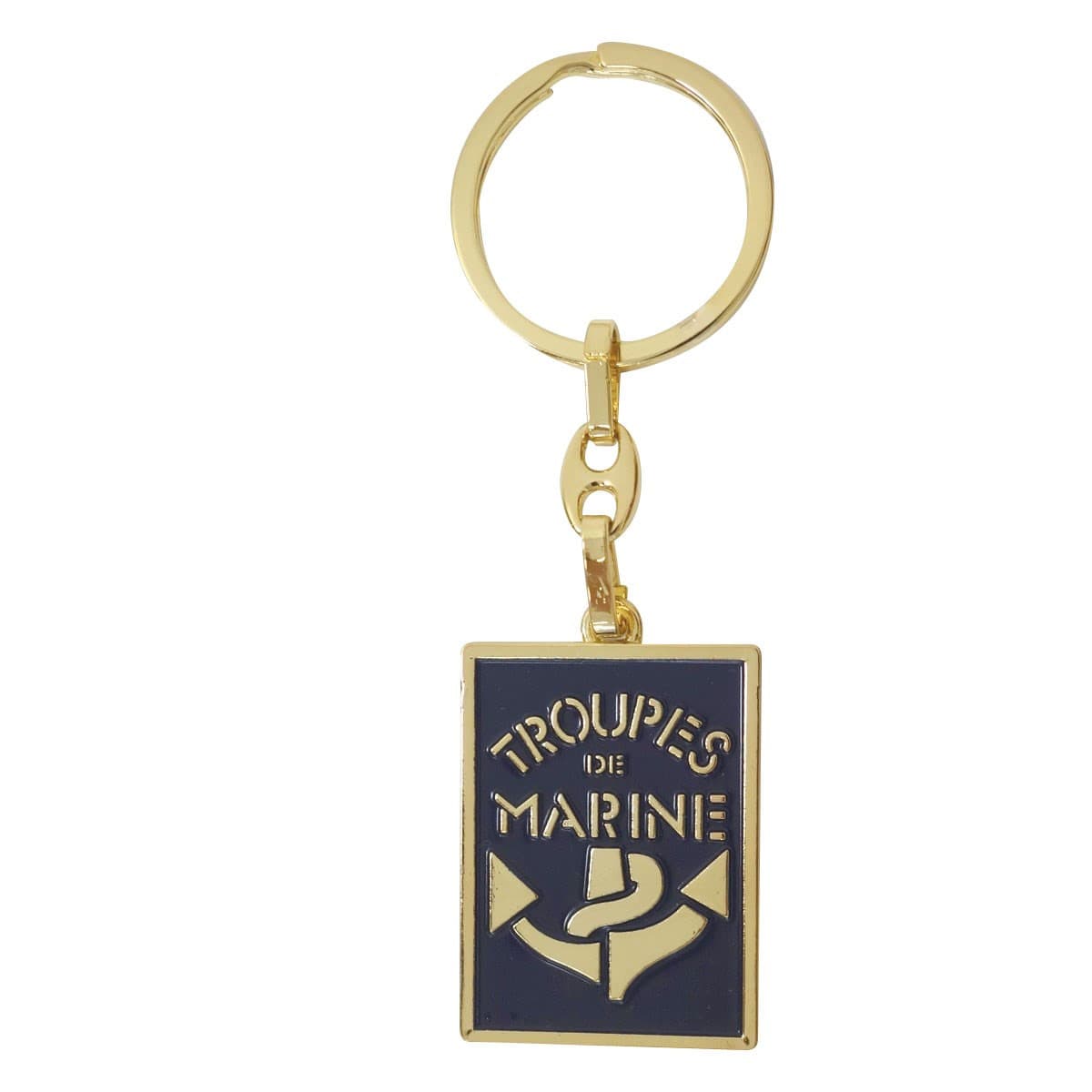 Porte-clés métal troupes de marine