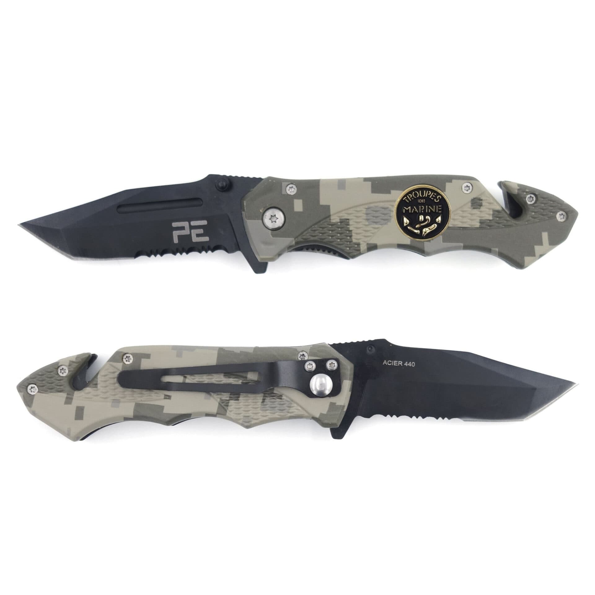 Couteau Survival TDM avec étui