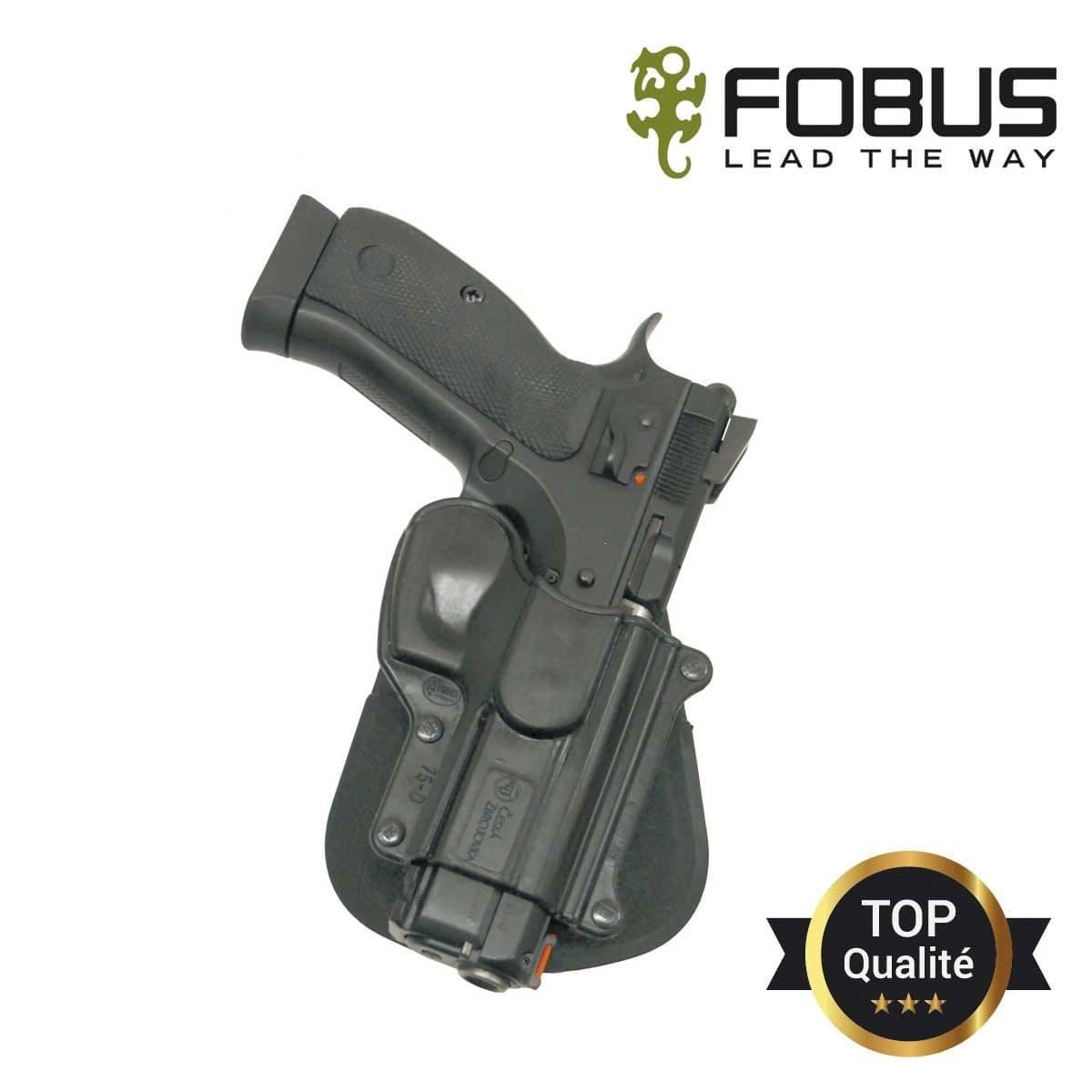 Holster Fobus pour CZ 75D, CZ 75B, CZ SP 01, 75D Compact avec rails