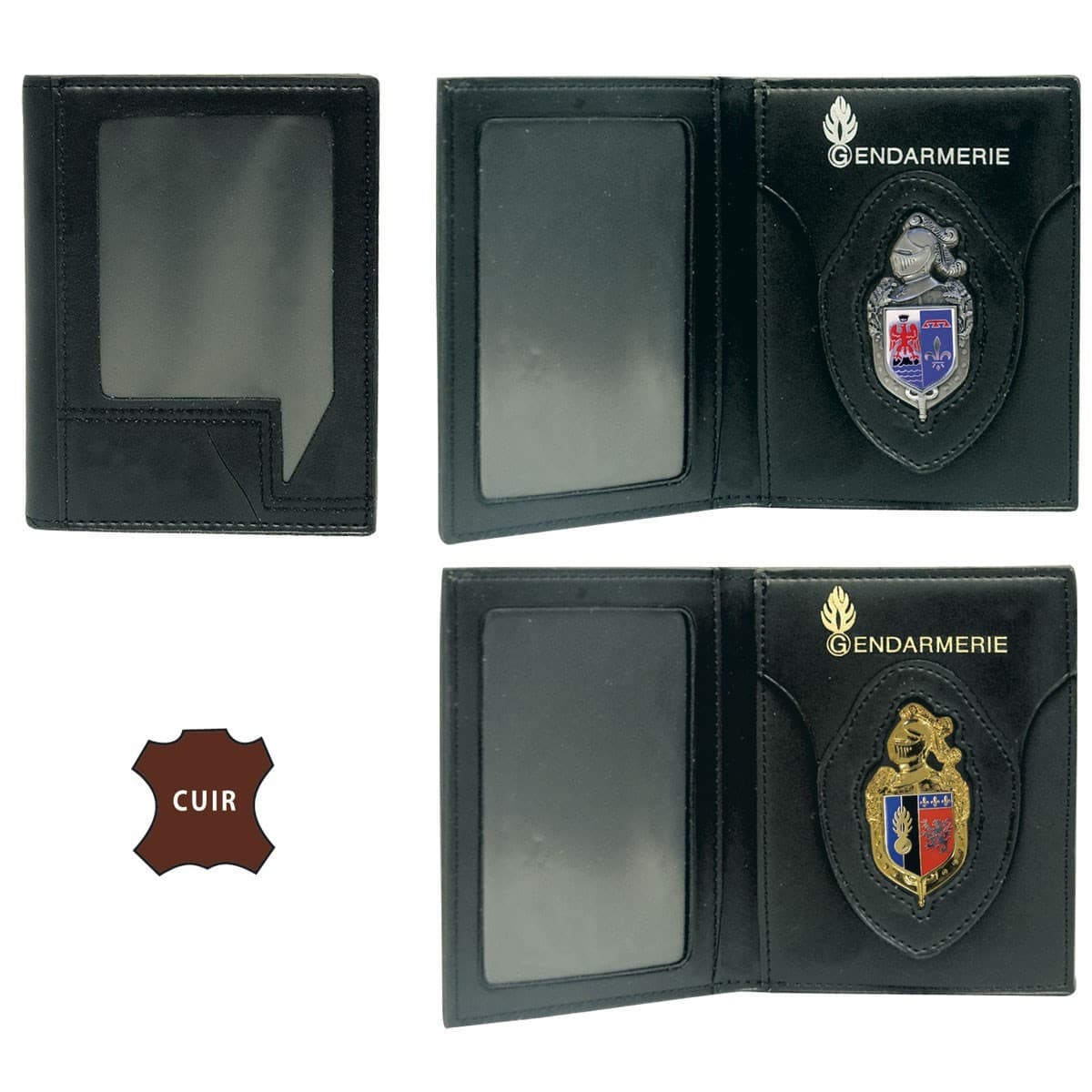 Porte-cartes cuir bayard horizontal