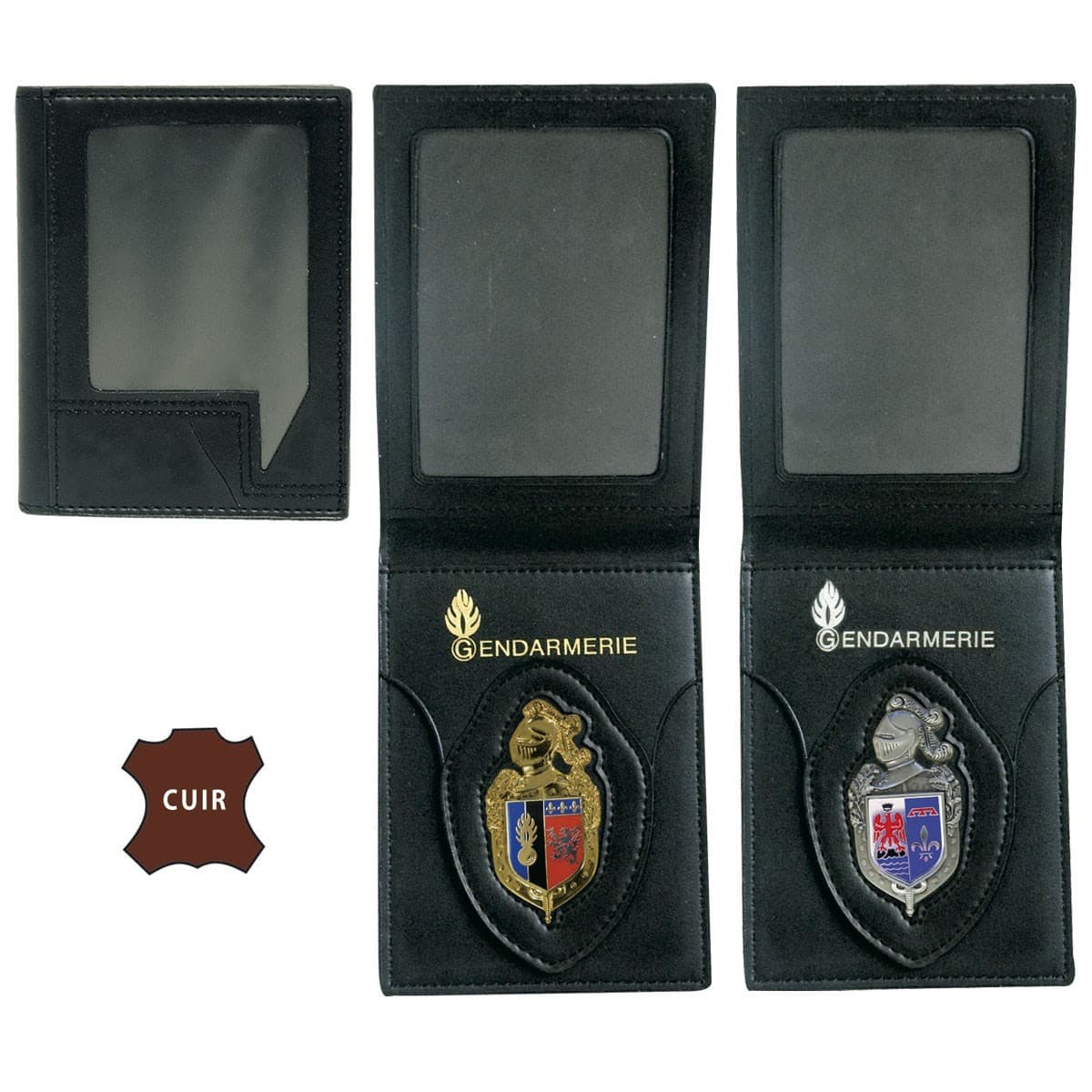Porte-cartes cuir bayard vertical