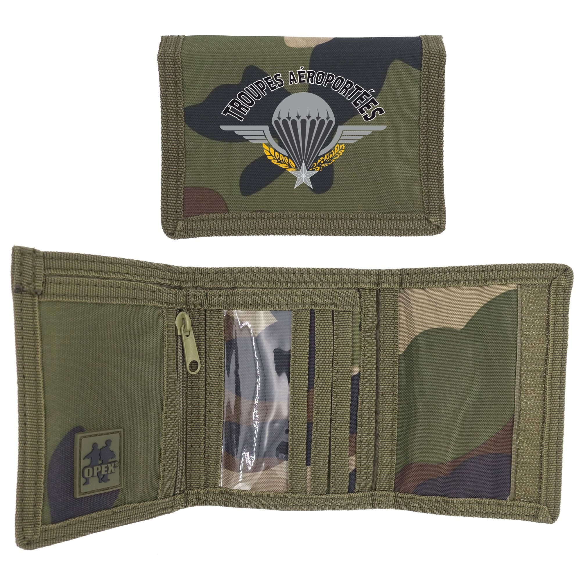 Portefeuilles polyester camouflage para