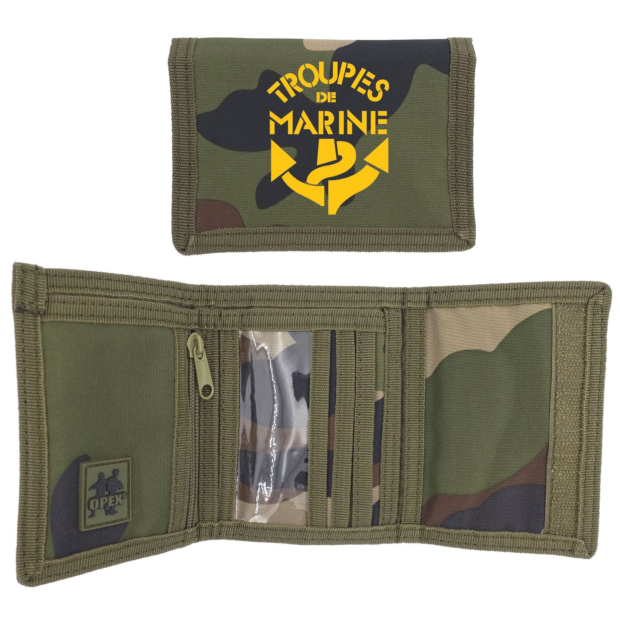 Portefeuilles polyester camouflage TDM