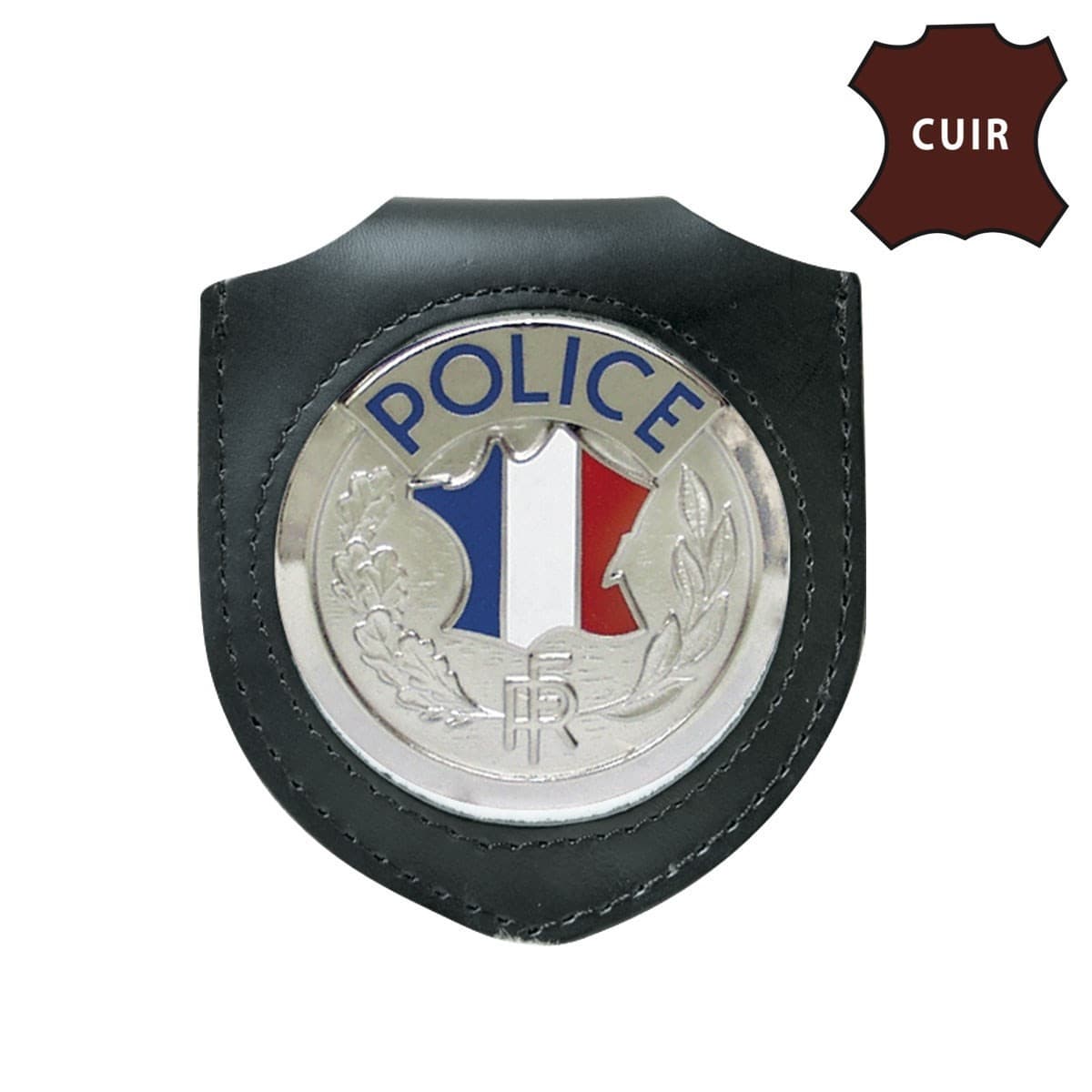 Porte médaille cuir de ceinturon