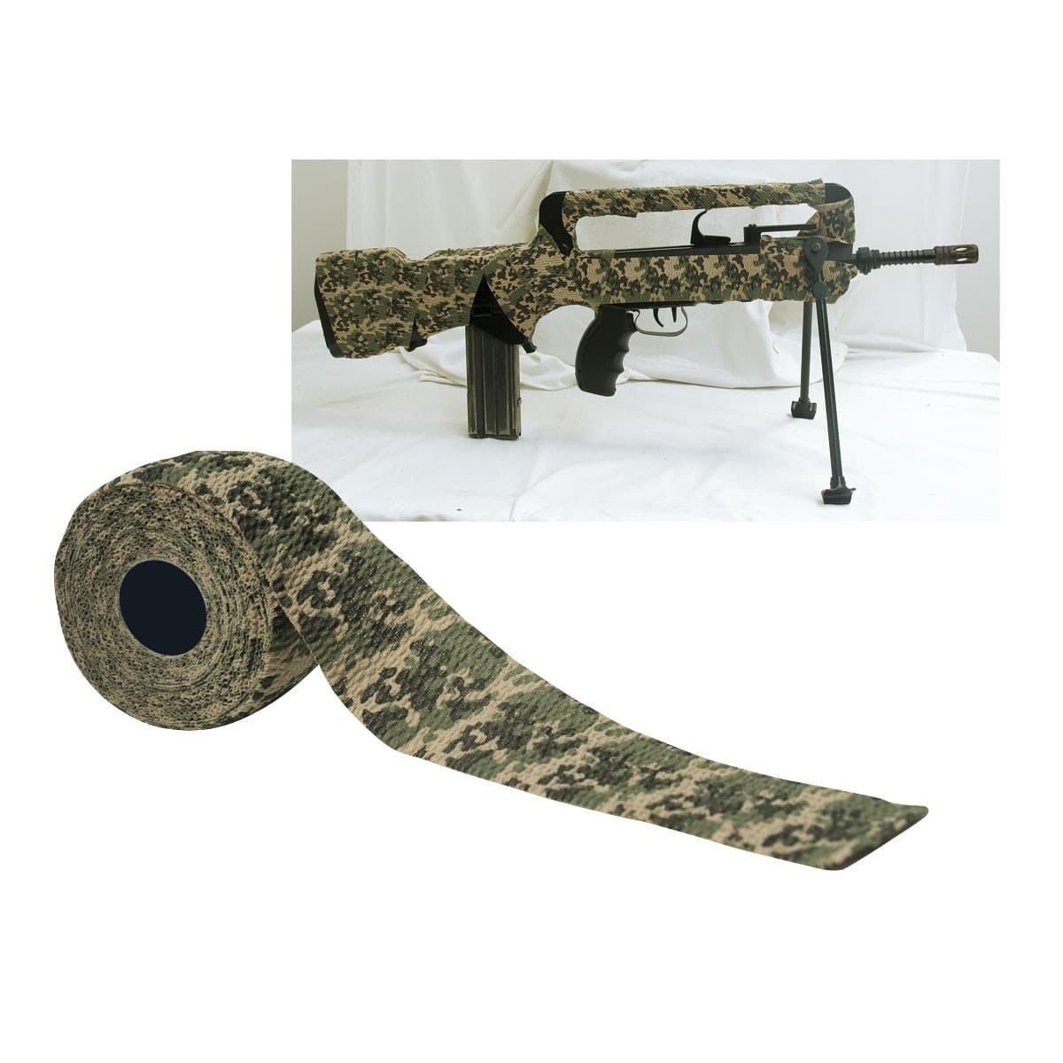 Ruban camouflage réutilisable