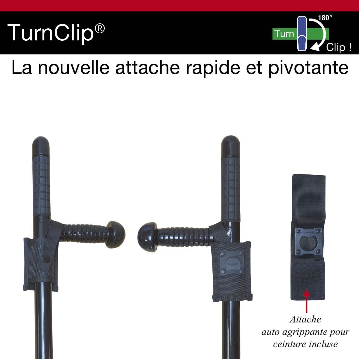 Etui turnclip porte tonfa