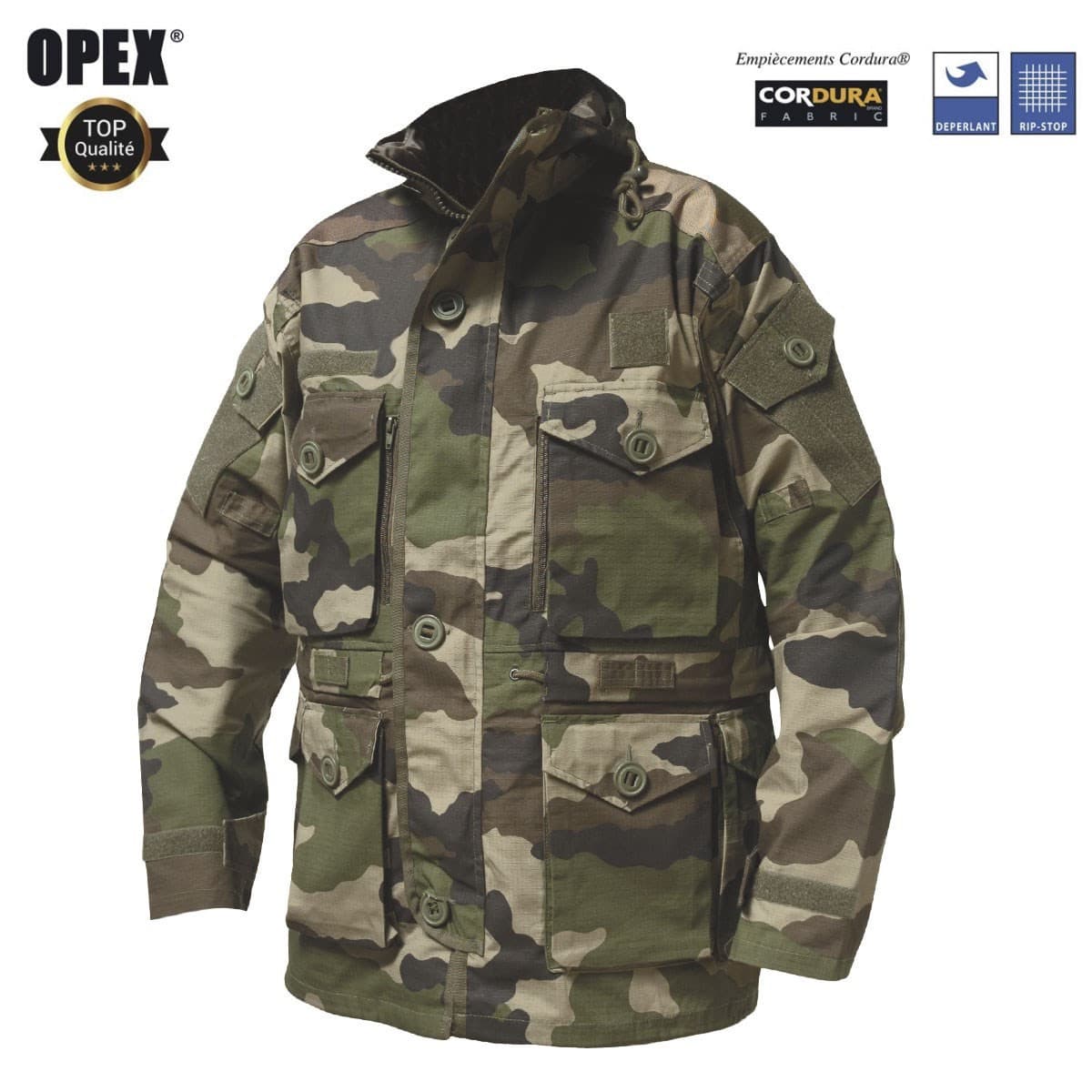 Veste guerilla intempéries camo CE