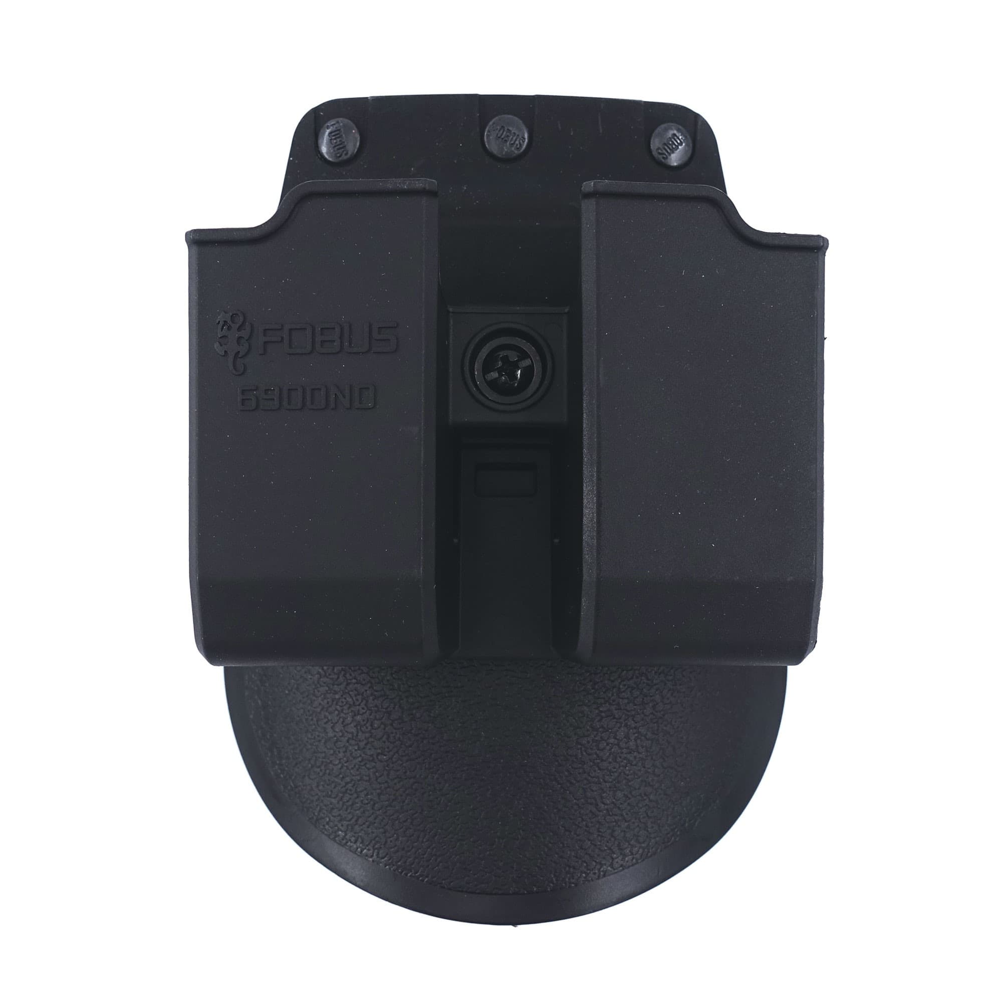 Double porte chargeurs 9mm fobus pour glock en paddle fixe ou rotatif