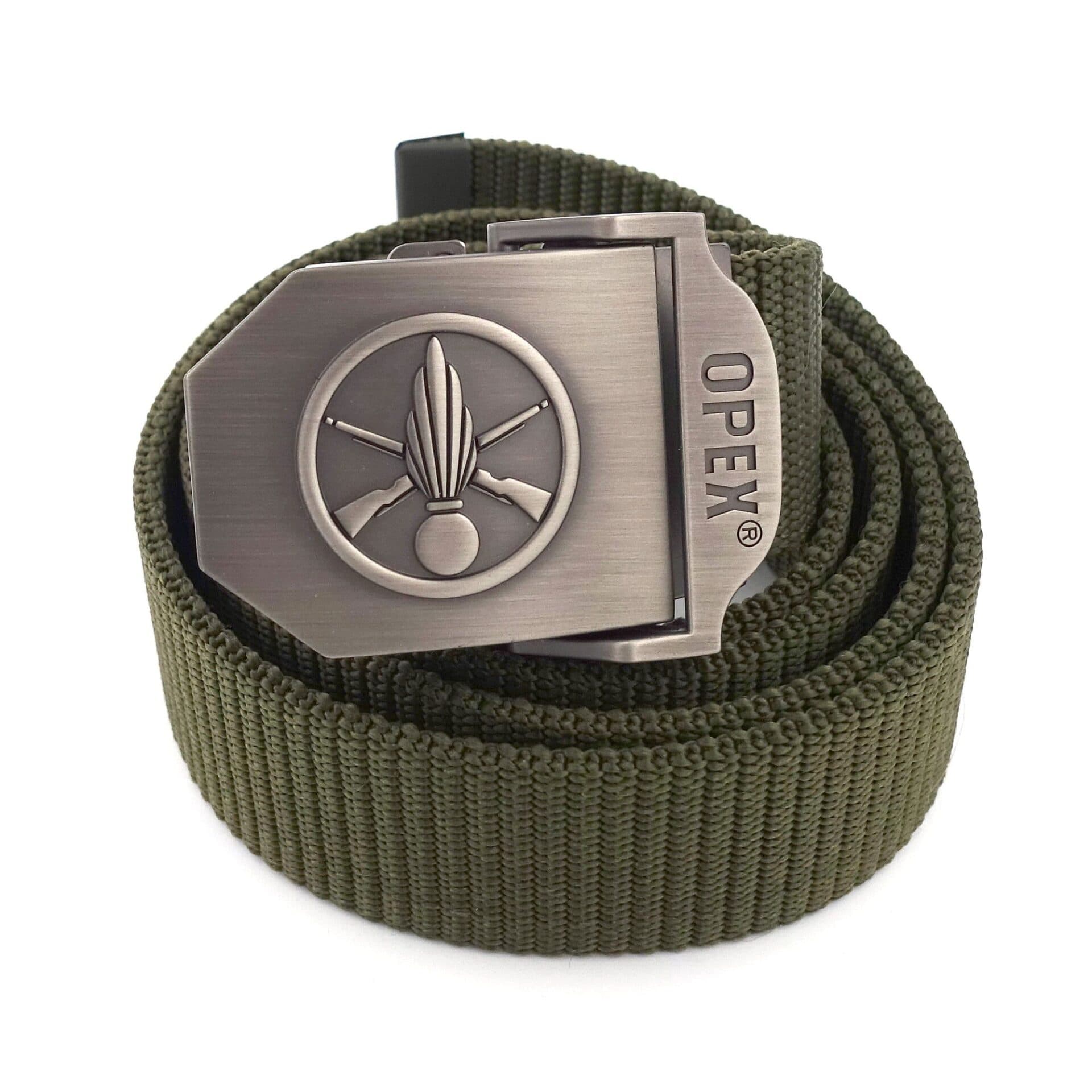 Ceinture boucle gravée infanterie