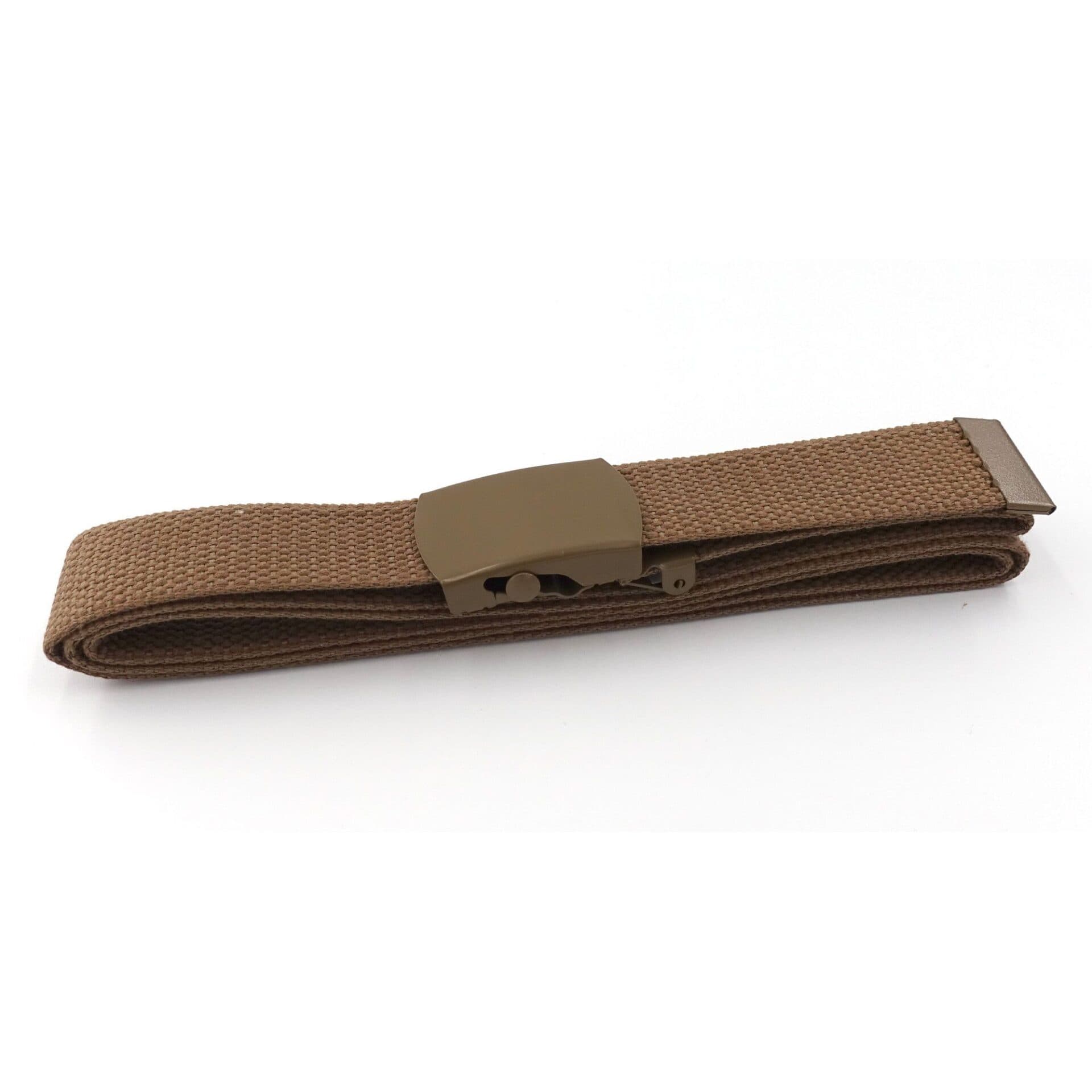 Ceinture sangle et boucle coyote