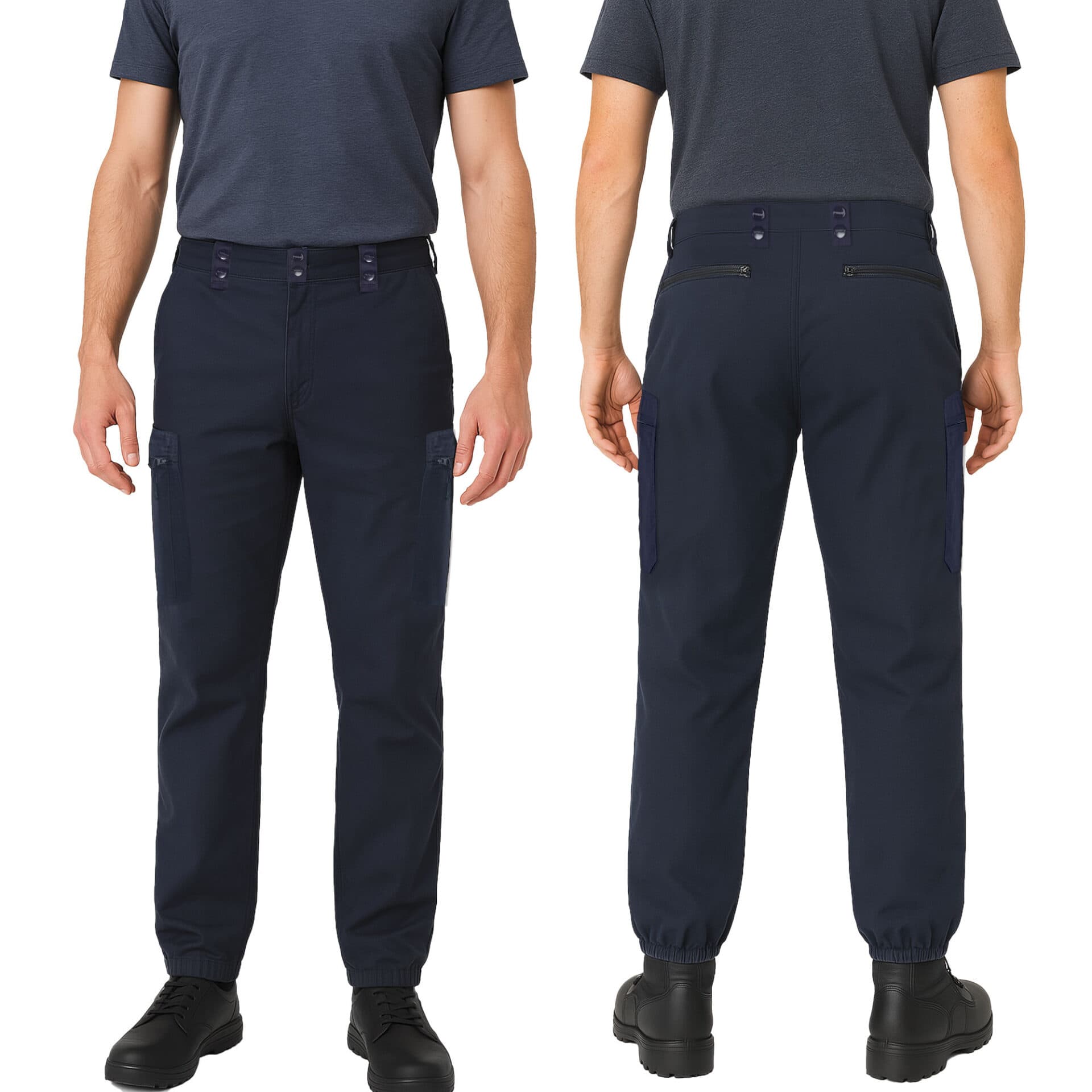 Pantalon d’intervention bleu homme - Poches latérales