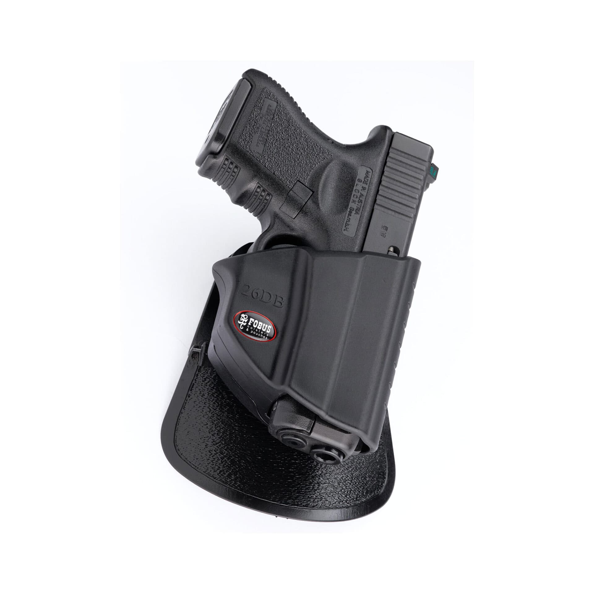 Holster rigide polymère rotatif pour Glock 26,27,33