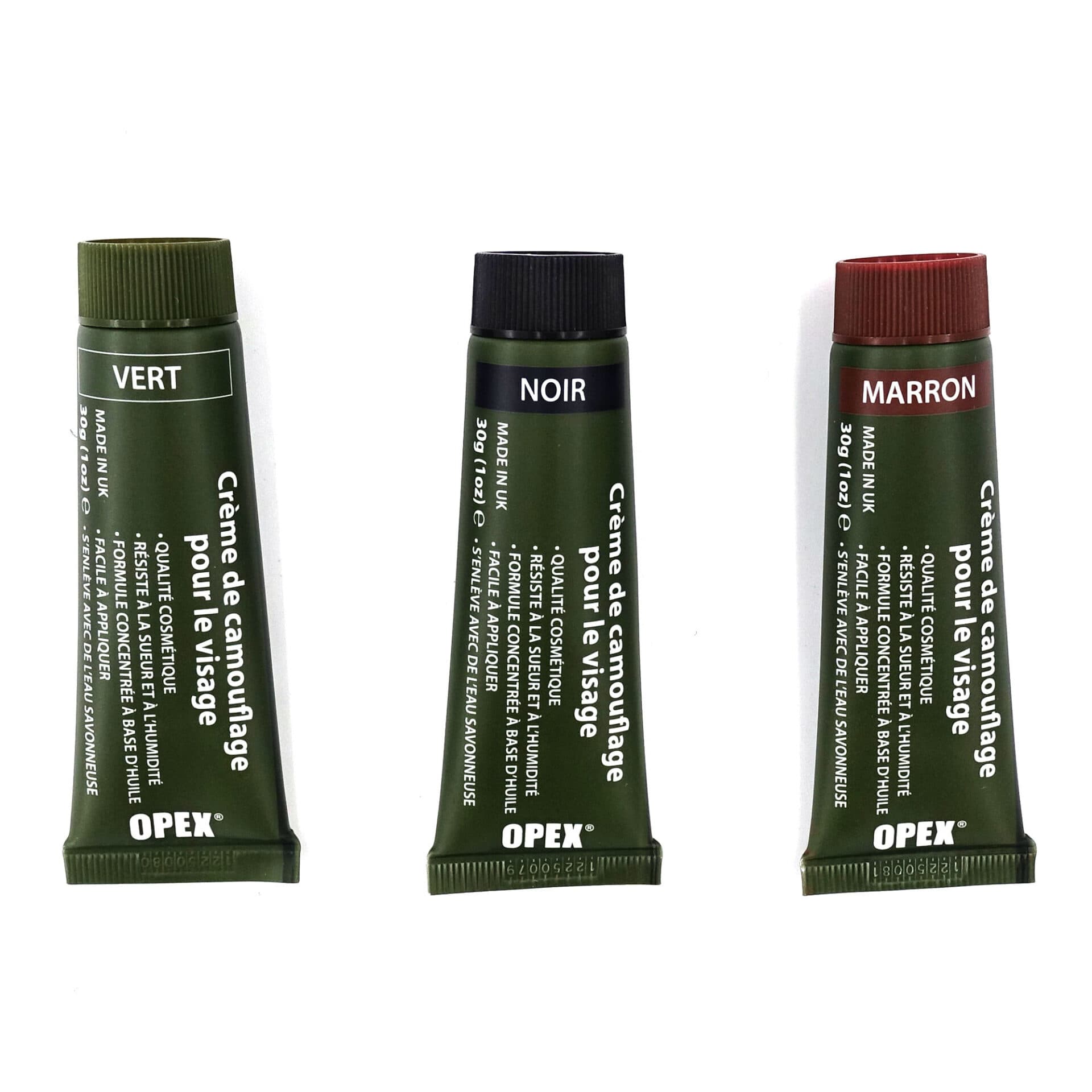 Crème maquillage camouflage 3 tubes norme CE