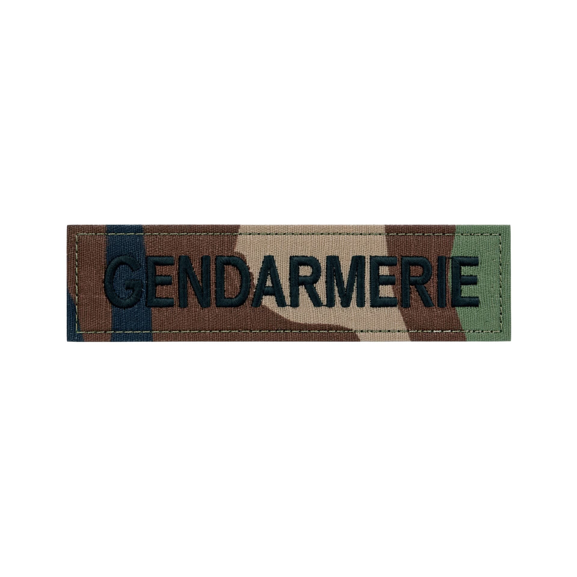 Bande Gendarmerie Brodée fond Camouflage