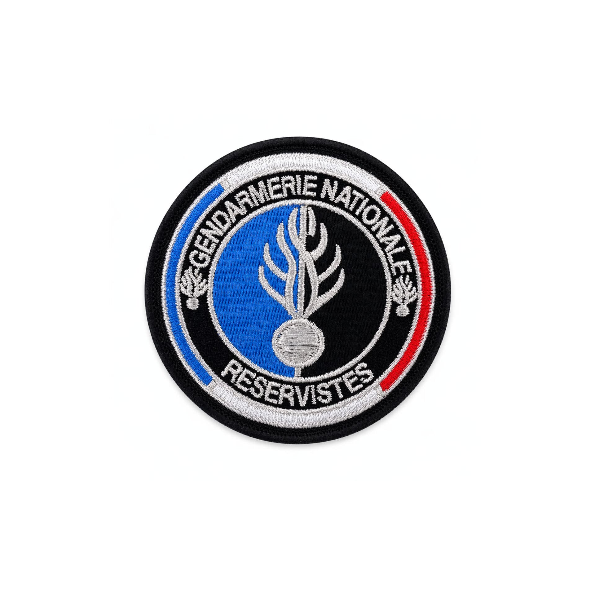 Ecusson Gendarmerie Nationale réserviste rond brodé