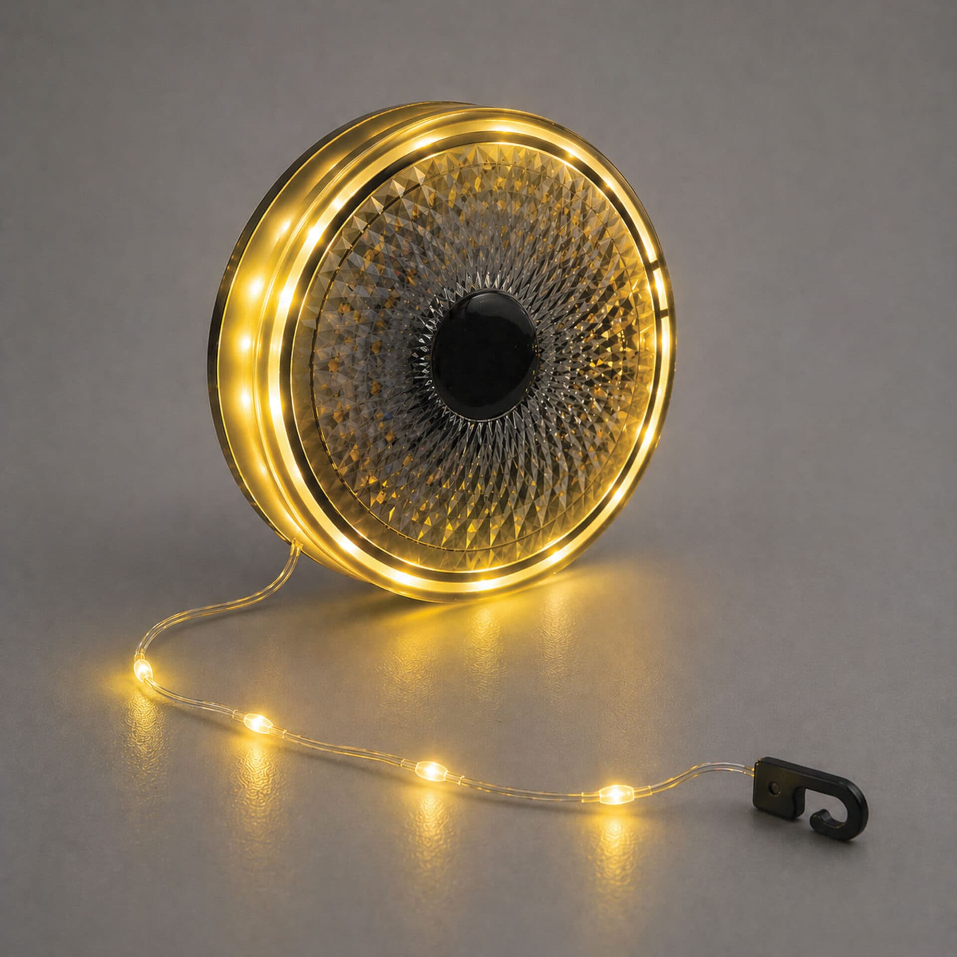 Lampe avec guirlande LED 8 mètres rechargeable
