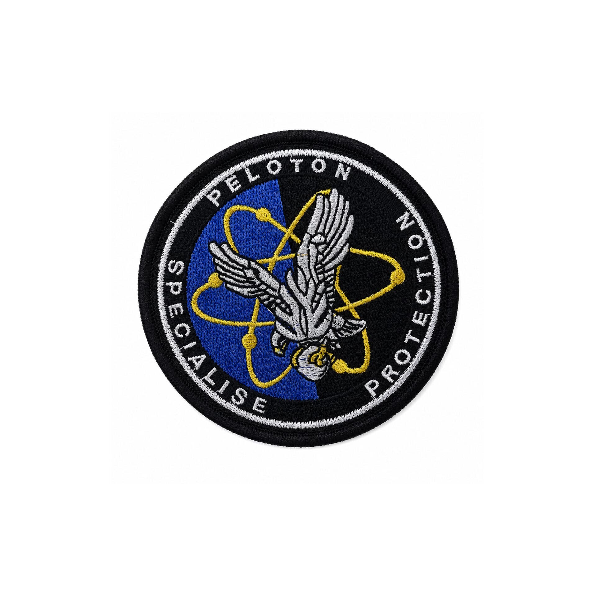 Ecusson rond brodé Peloton Spécialisé Protection Gendarmerie