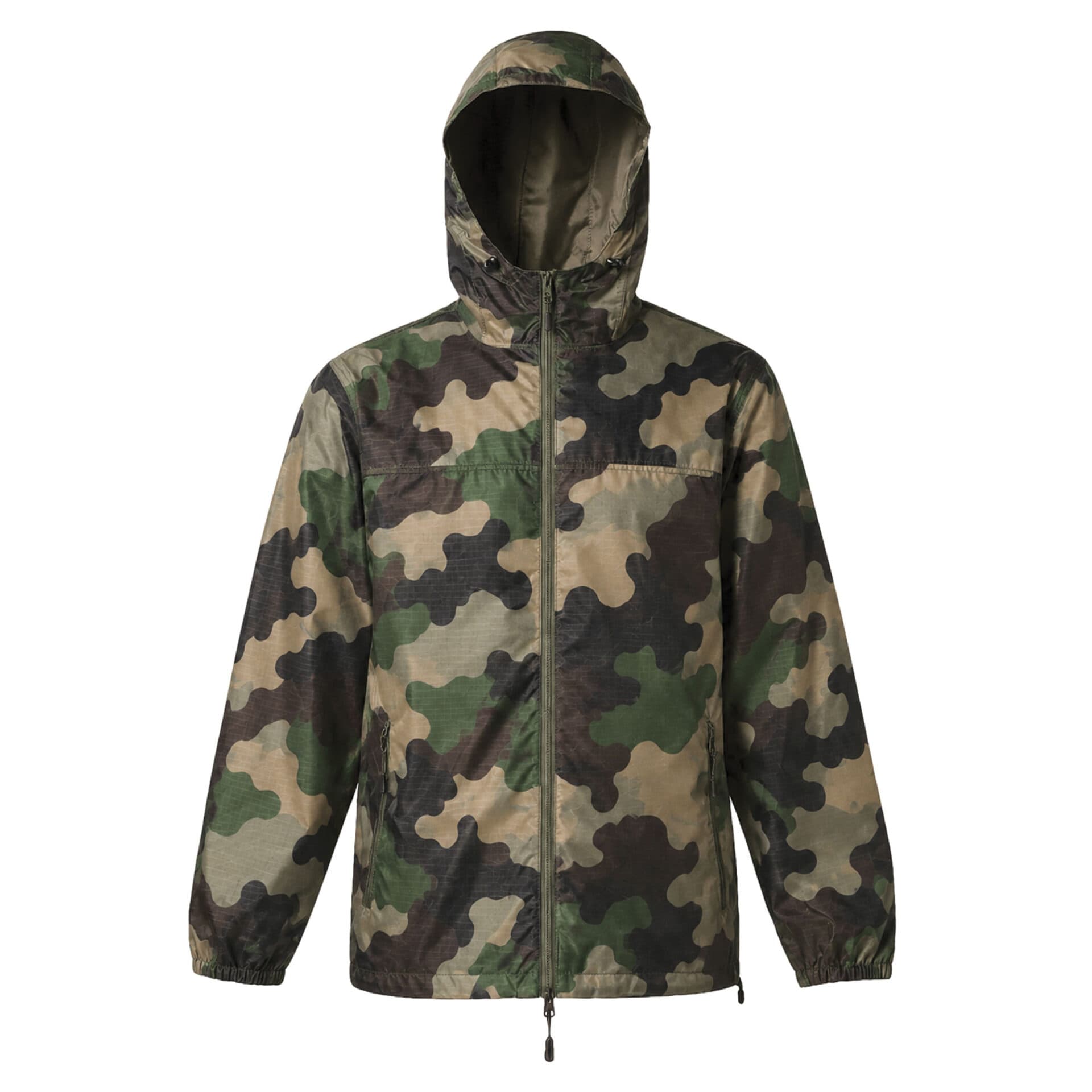 Veste coupe-vent imperméable et respirante Ripstop Camo CE