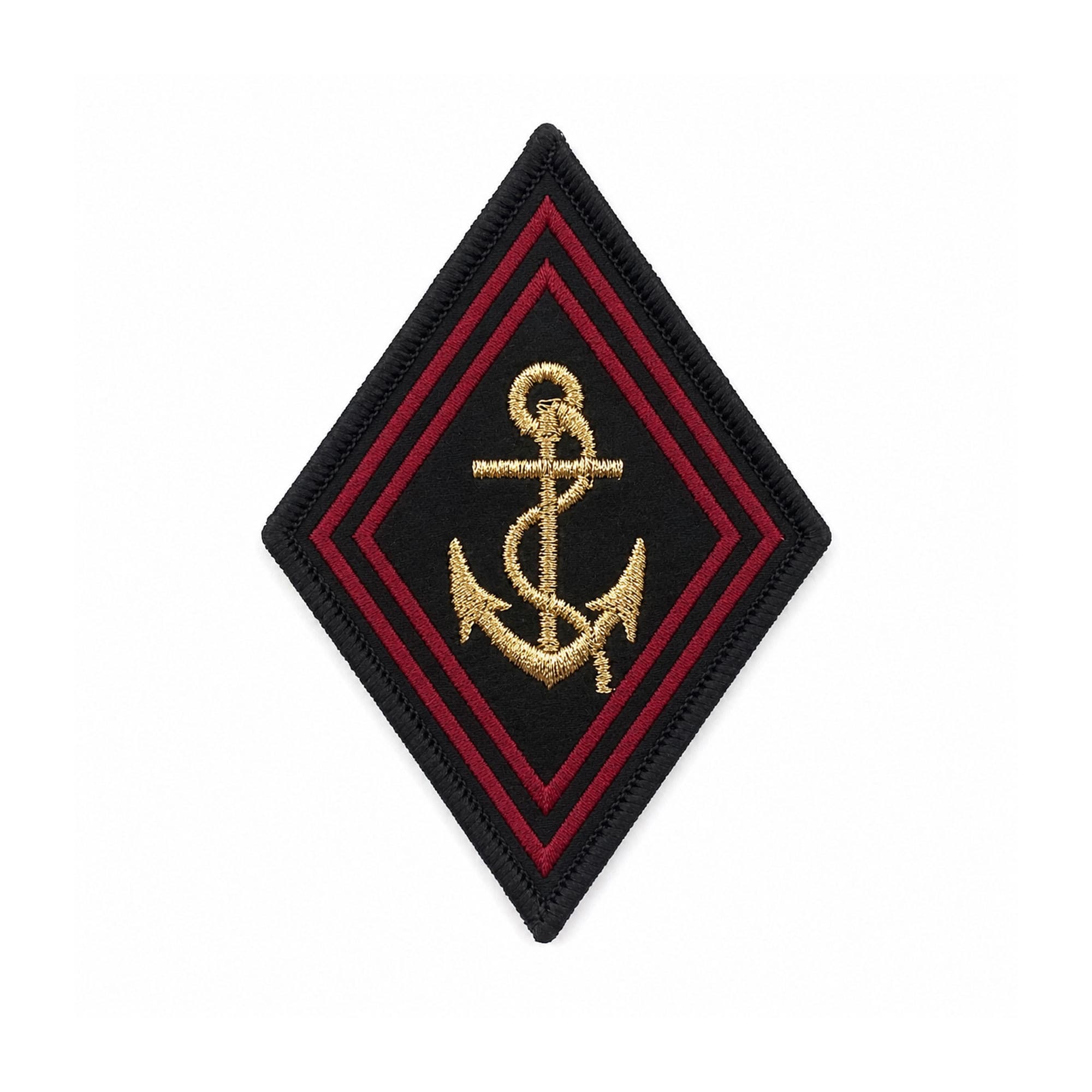 Ecusson brodé losange Troupes de Marine