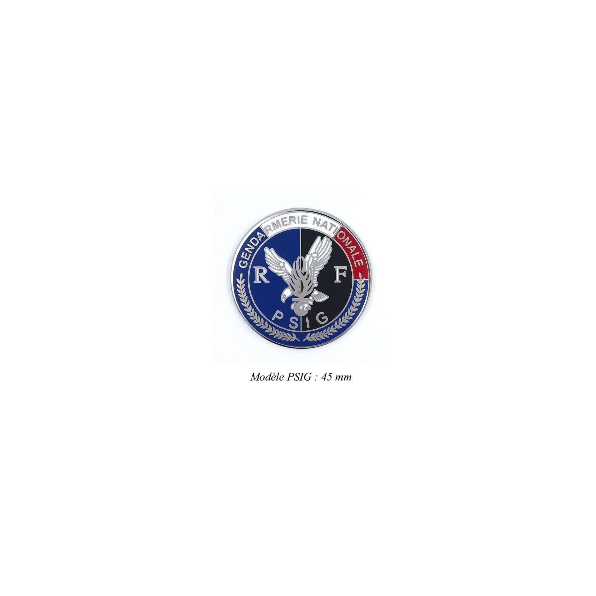 Porte carte avec chaine et médaille gendarmerie