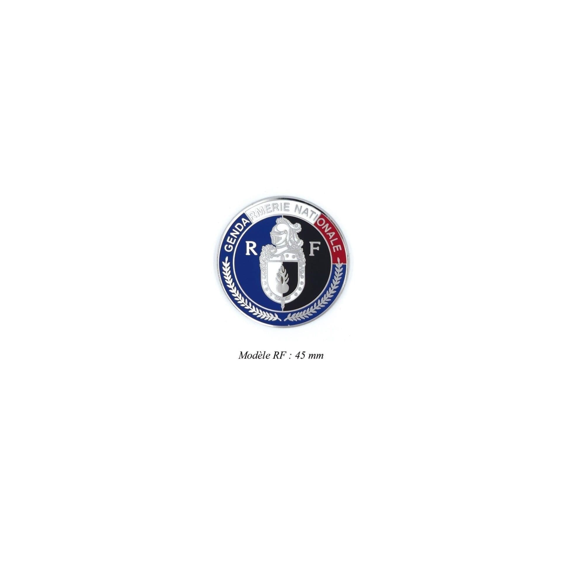 Porte carte avec chaine et médaille gendarmerie