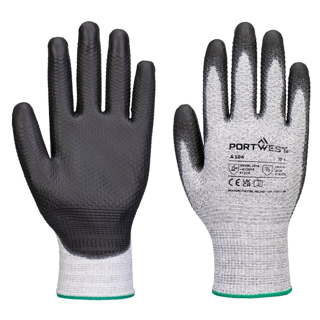 Gant Grip 13 PU Diamond knit (Pack 12) Gris/Noir