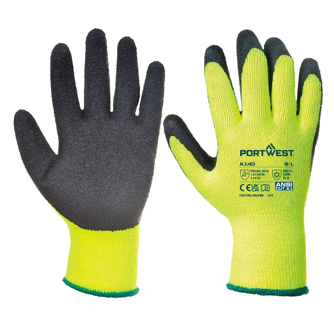 Gant Thermique enduit latex Noir