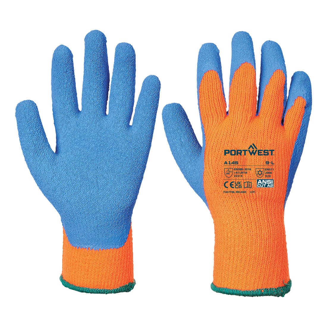 Gant Cold Grip Orange/Bleu