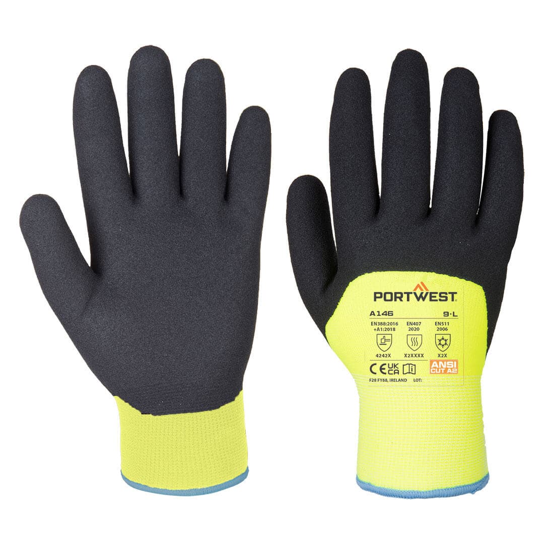 Gant Hiver Arctic Jaune