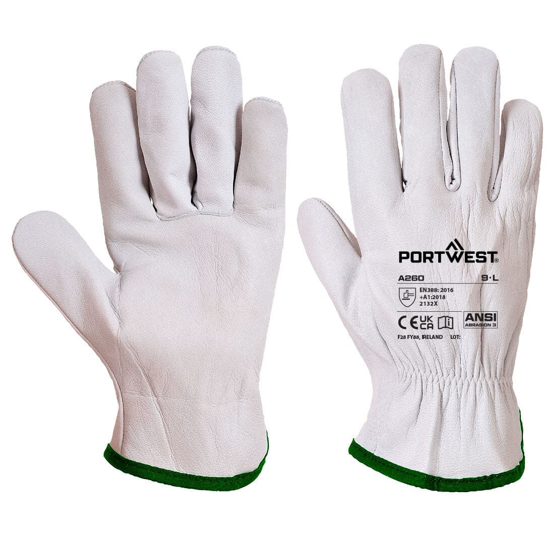 Gant Driver cuir Ovin Gris