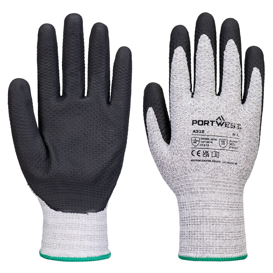 Gant Grip 13 en nitrile (Pk12) Gris/Noir