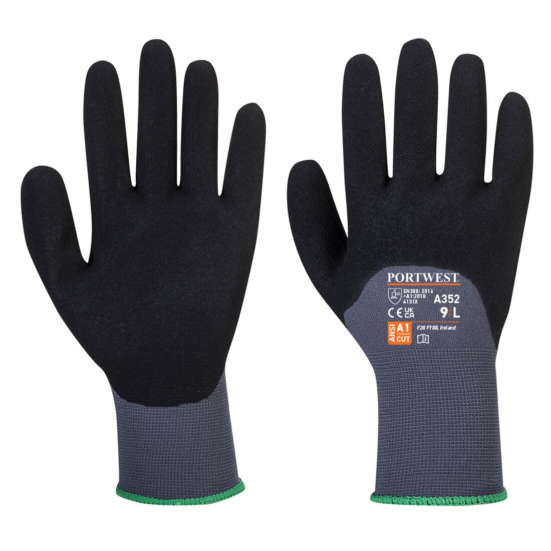 Gant DermiFlex Ultra Gris/Noir