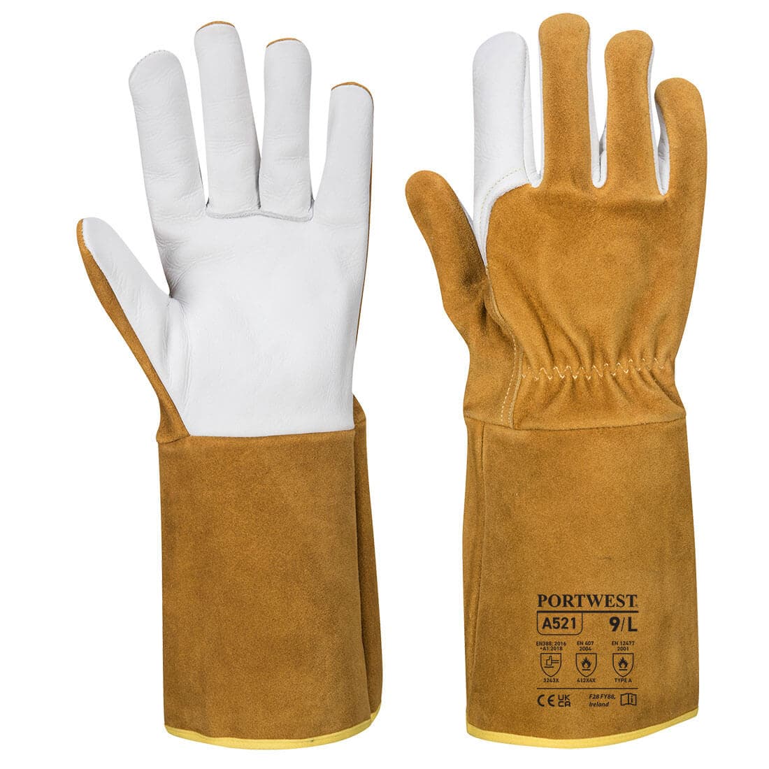 Gant soudeur TIG ultra Brun