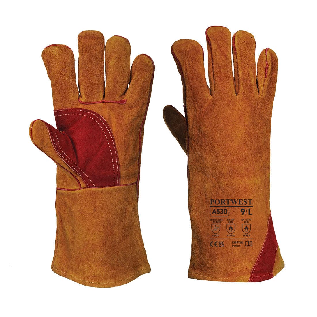 Gant soudeur renforcé Brun