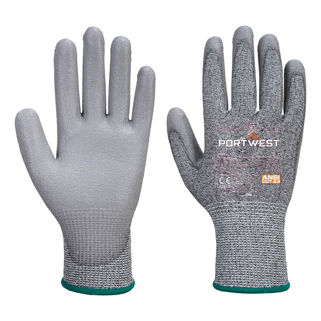 Gant MR paume PU anti-coupure Gris