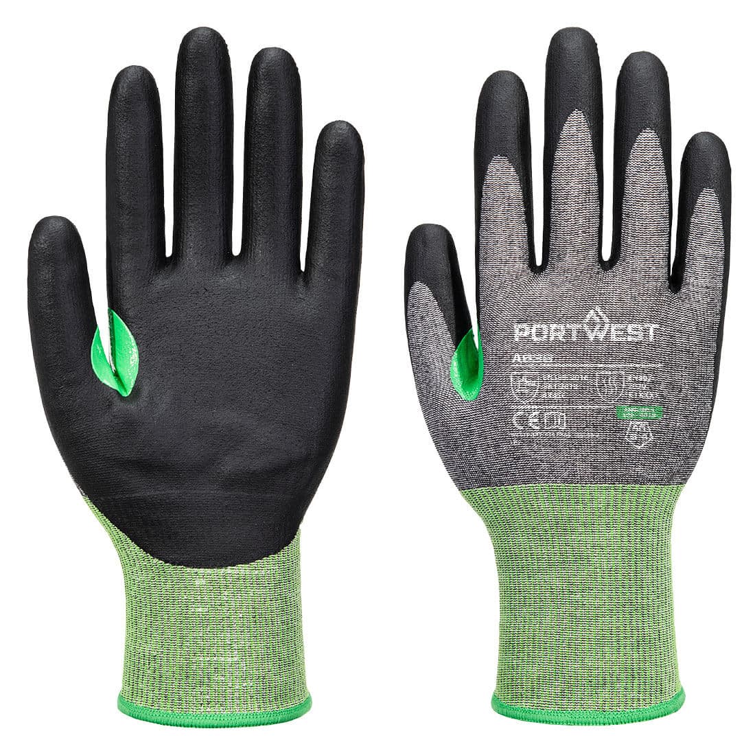 Gant Coupure CS C18 Nitrile Gris/Noir