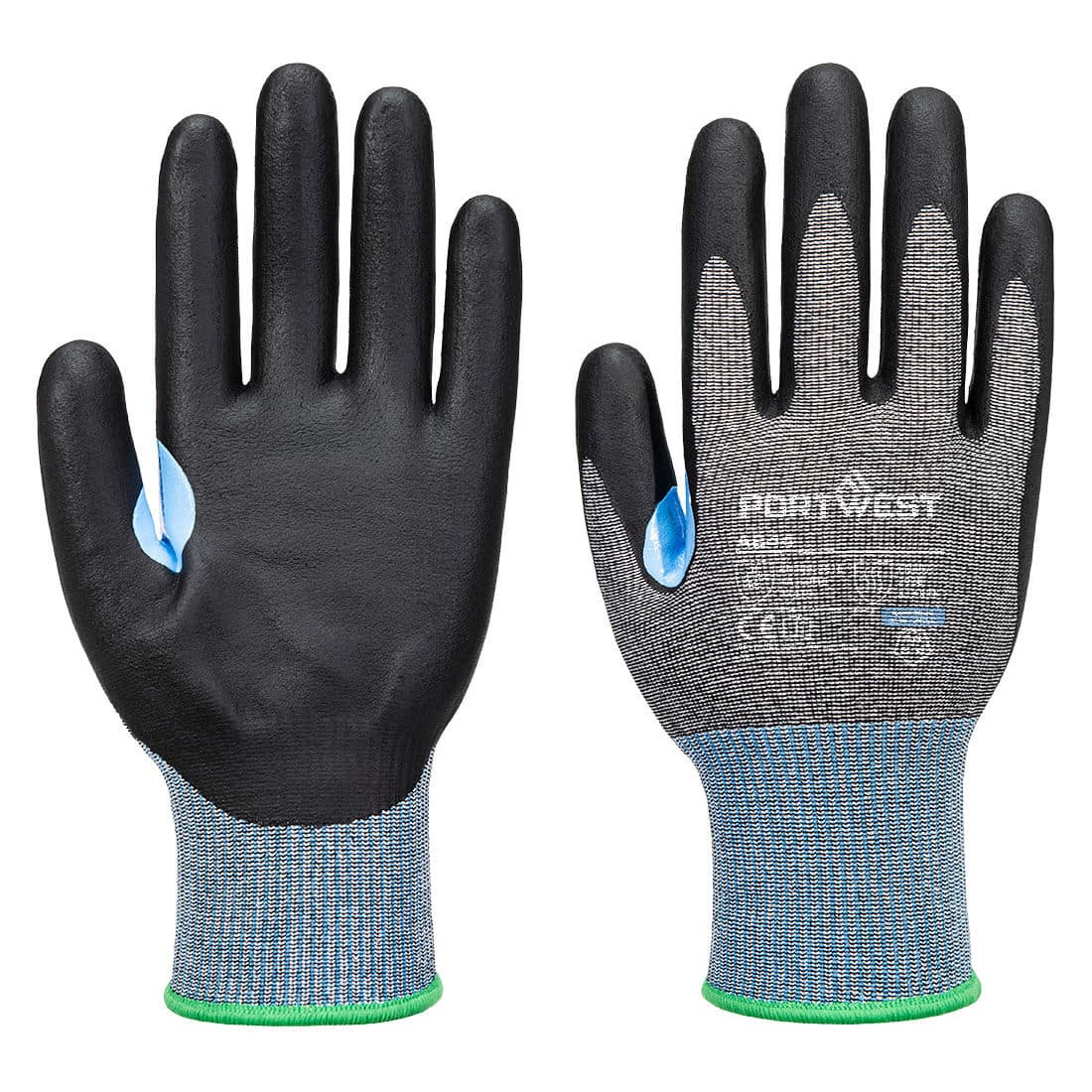 Gant anti-coupures CS D15 Nitrile Gris/Noir