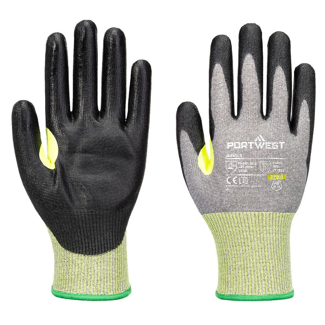 Gant anti-coupures CS E15 PU Gris/Noir